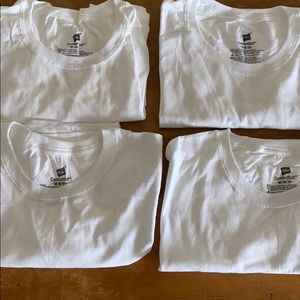Hanes White Undershirt (x4 NEW)